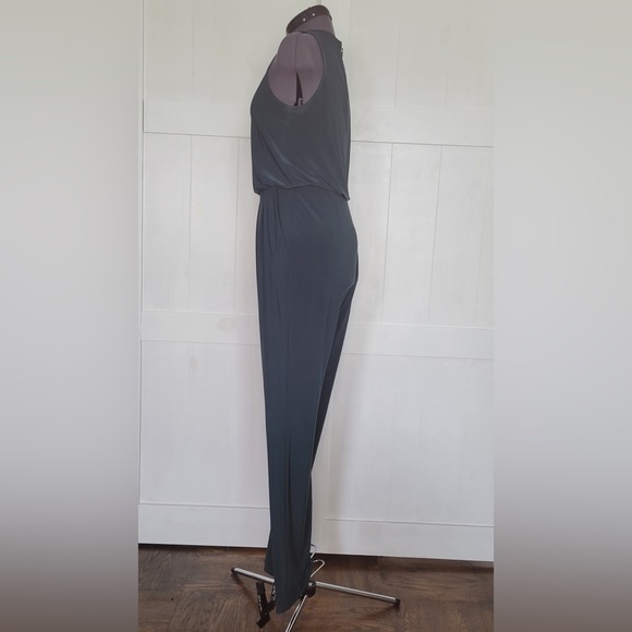 Lauren Ralph Lauren | Woodland Green Wide-Leg Jumpsuit - 4 Petite - Picture 7 of 10